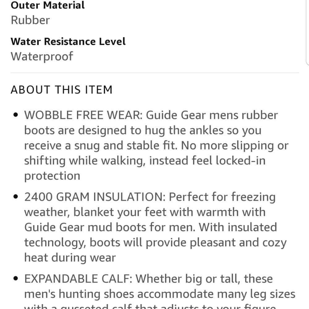 Guide Gear boots - Picture 6 of 9